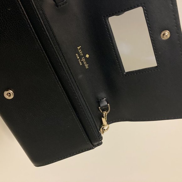 Kate Spade Glitter Wallet with Chain - Picture 2 of 4